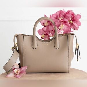 Aallyn Leather Lilly Satchel in Biscotti Brand New